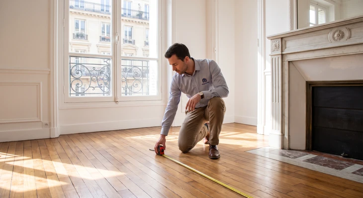Main tenant un stylo dessine les plans techniques d'une maison avec annotations détaillées